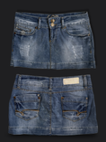 Load image into Gallery viewer, 00's LCR denim mini • Size 10
