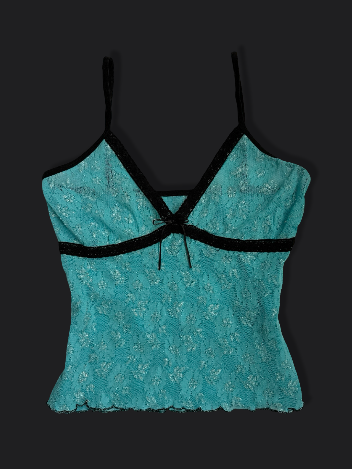 00's Shimmery lace cami