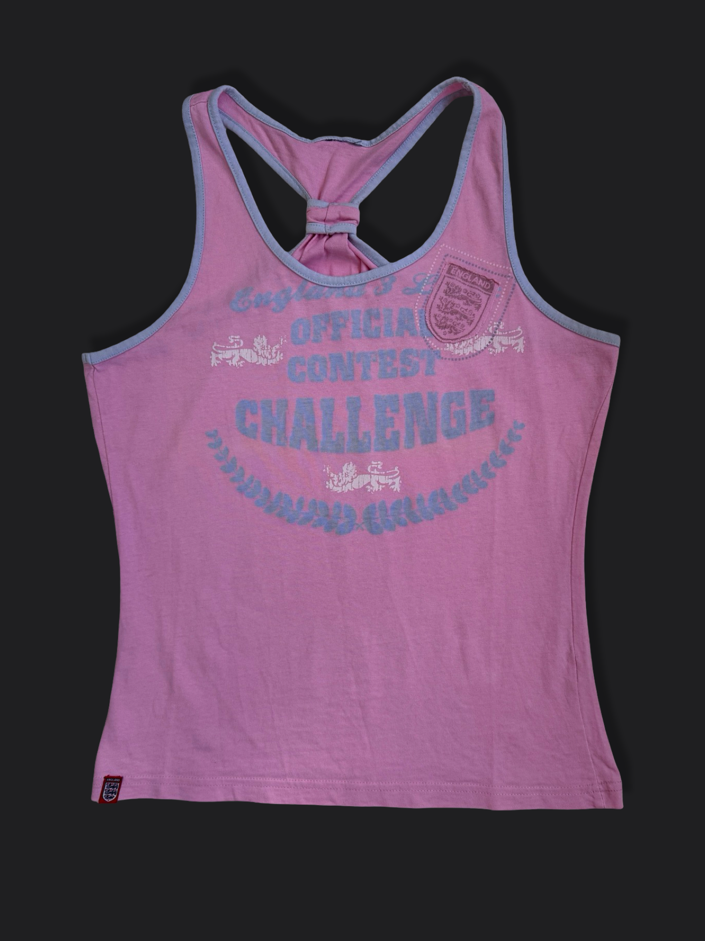00's England football print tank  • Size L