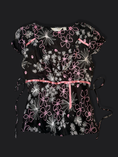 Load image into Gallery viewer, 00's Next flower ribbon tie back top
