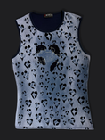 Load image into Gallery viewer, 00's Morgan mesh velvet cheetah pattern tank • Size L
